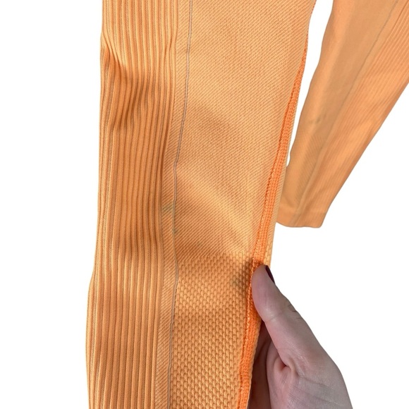 Gymshark Neon Orange Vital Seamless Leggings size Small - Picture 7 of 7